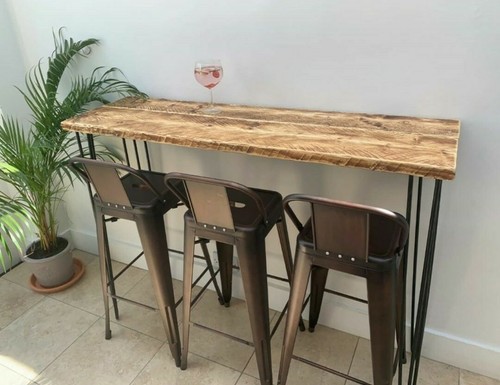 Rustic breakfast bar with - breakfast,