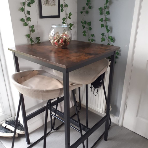 Tall industrial bar table - bar,