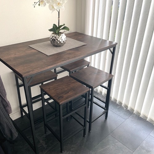 Breakfast bar table and stools - breakfast,